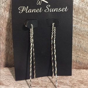 Planet Sunset Sterling Silver drop earrings